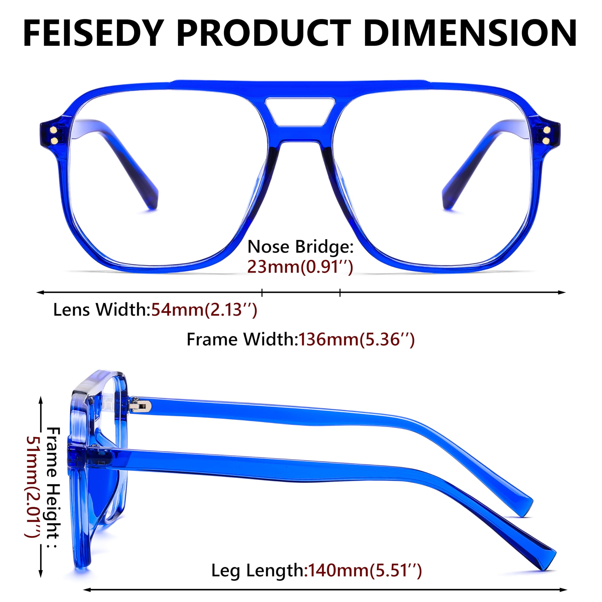 Amazon.com: FEISEDY Blue Light Blocking Glasses Fake Nerd Clear